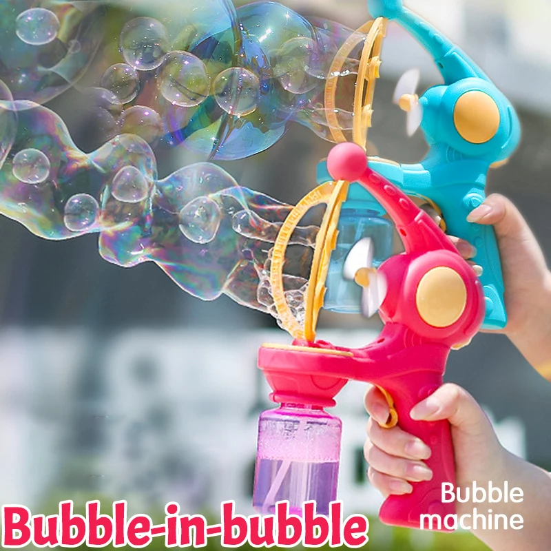 Automatic Bubble Gun Blowing E - Bubble Gum Machine recension och pris