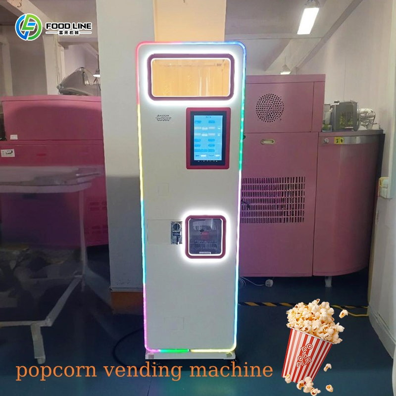Custom Fully Automatic Popular - Popcorn Vending Machine recension och pris