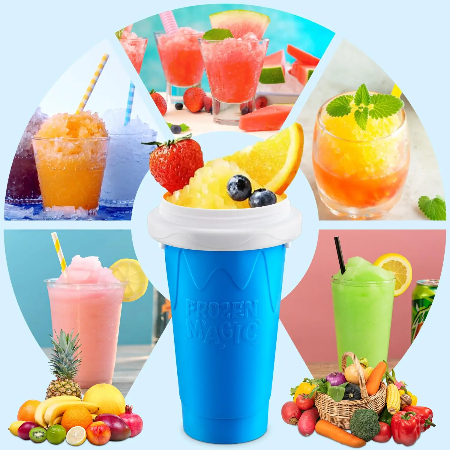 2024 Summer Magic Slushy Maker - Slushie Machine Vending recension och pris