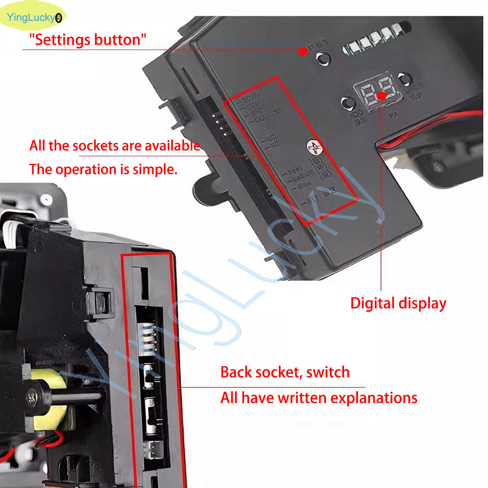 Colorful LED Multi Coin Accept - Arcade Vending Machines recension och pris