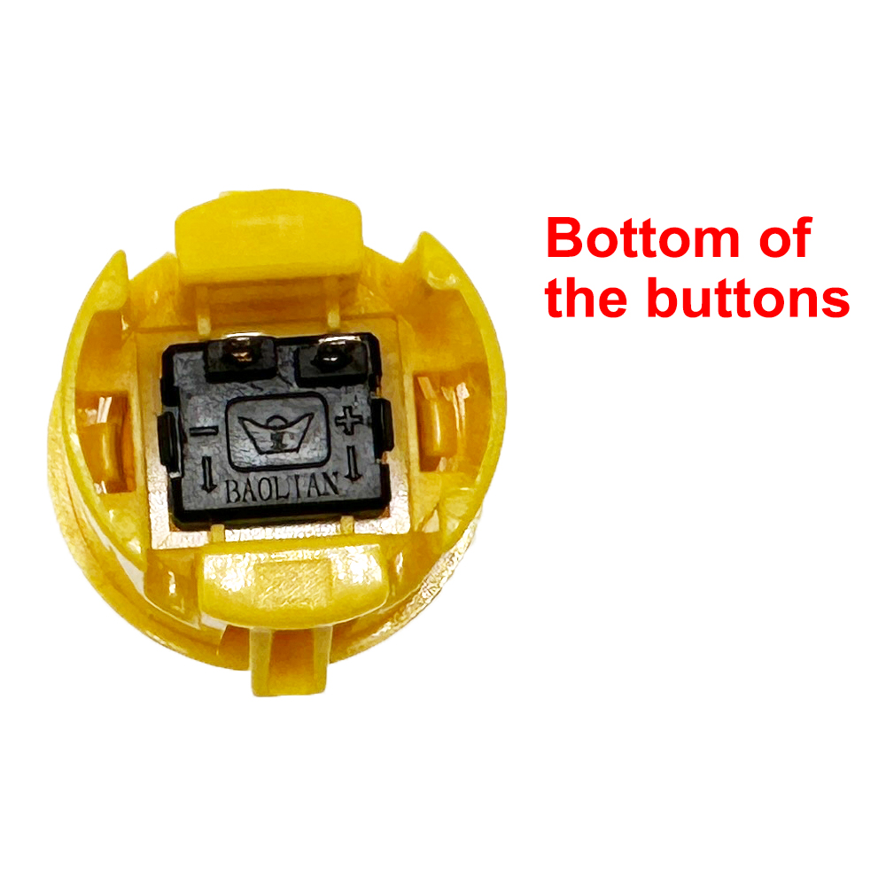 12pcs Copy Sanwa Buttons 30mm  - Arcade Wangan Midnight recension och pris