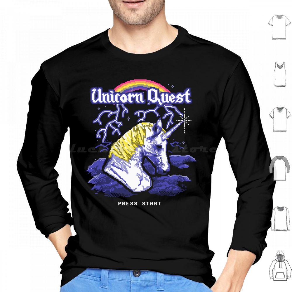 Unicorn Quest Hoodie Cotton Lo - Arcade Quest recension och pris