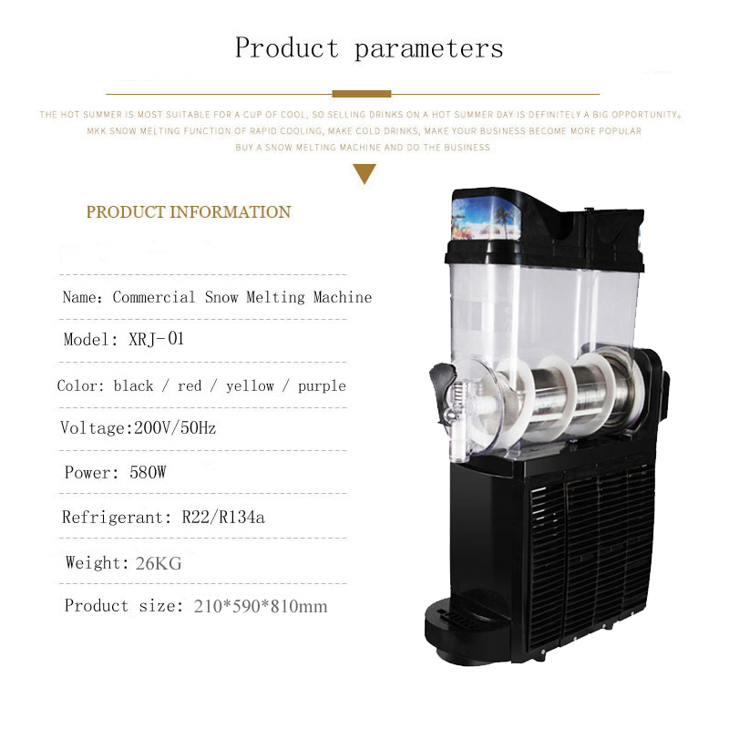 15L Commercial Slushie Machine - Slushie Machine Vending recension och pris