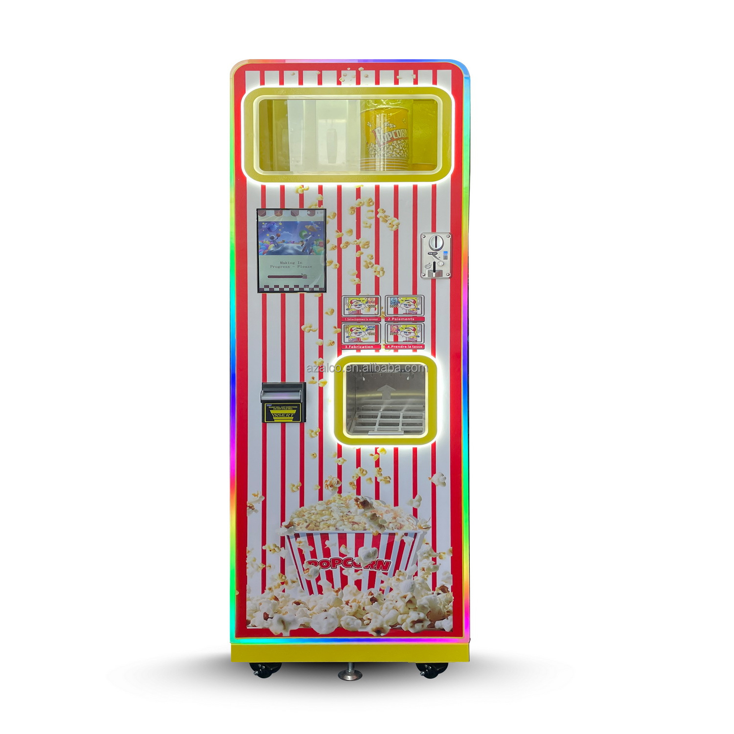 Two Flavors Commercial Popcorn - Popcorn Vending Machine recension och pris