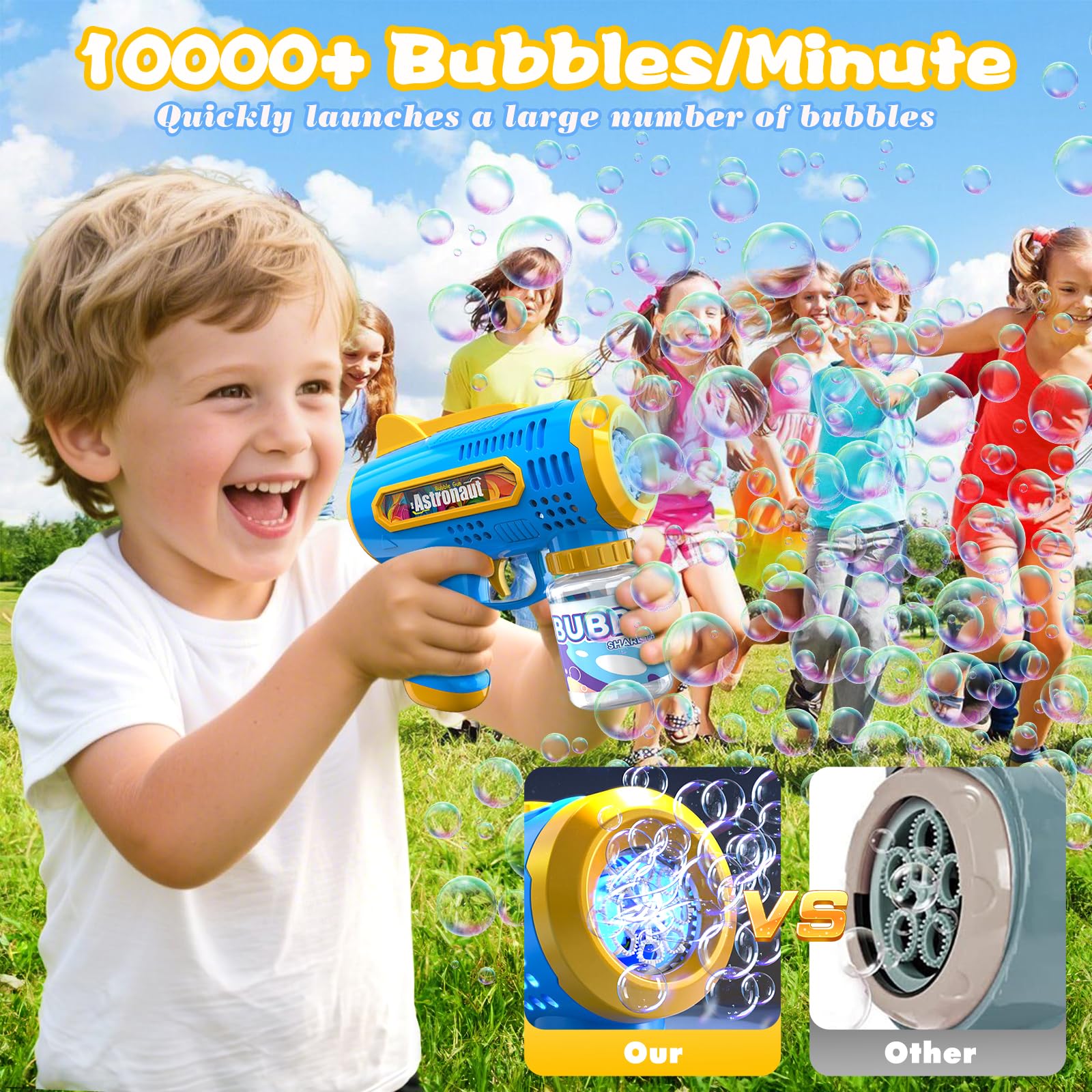 Bubble Gun, Automatic Bubble M - Bubble Gum Machine recension och pris