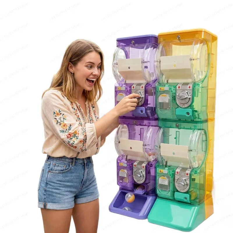 Transparent White Two Tier Gas - Arcade Vending Machines recension och pris