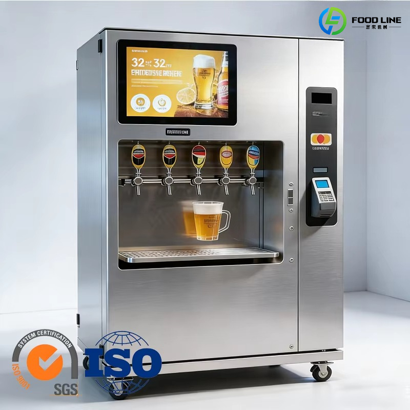 Self-Service Metal Beer Vendin - Popcorn Vending Machine recension och pris