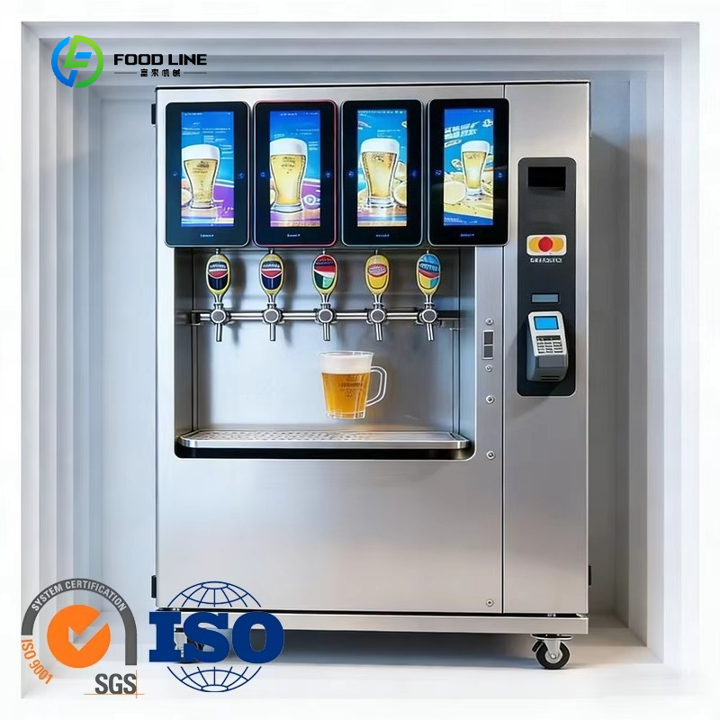Self-Service Metal Beer Vendin - Popcorn Vending Machine recension och pris