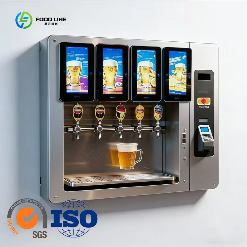 Self-Service Metal Beer Vendin - Popcorn Vending Machine recension och pris
