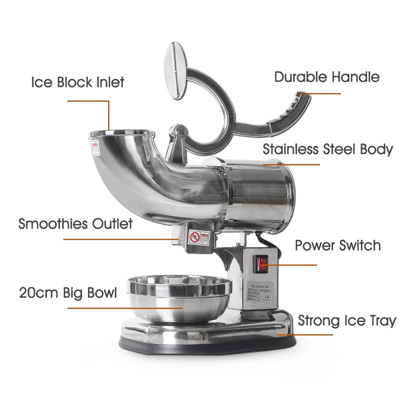 200W Ice Crusher Commercial Hi - Slushie Machine Vending recension och pris