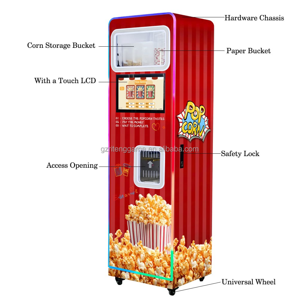 Professional Custom Commercial - Popcorn Vending Machine recension och pris