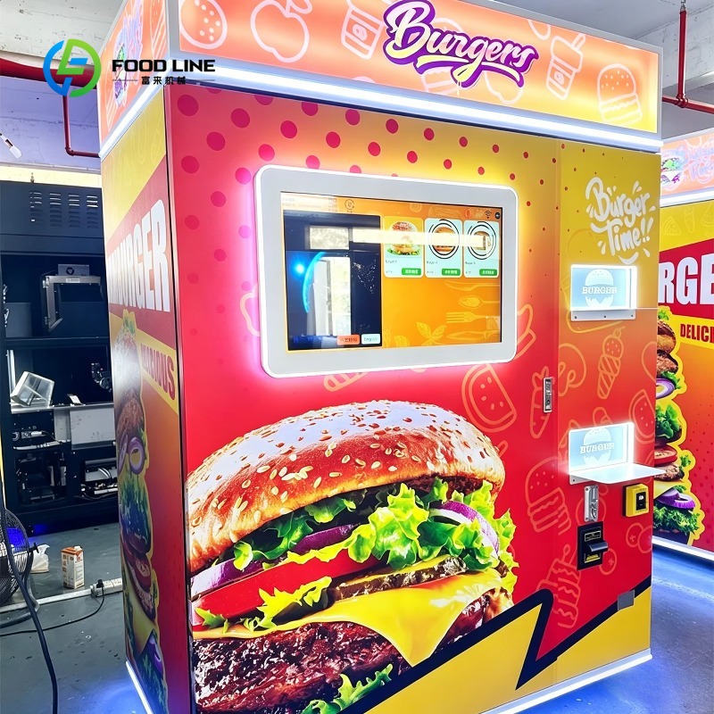 Customized Automatic Burger Ma - Popcorn Vending Machine recension och pris