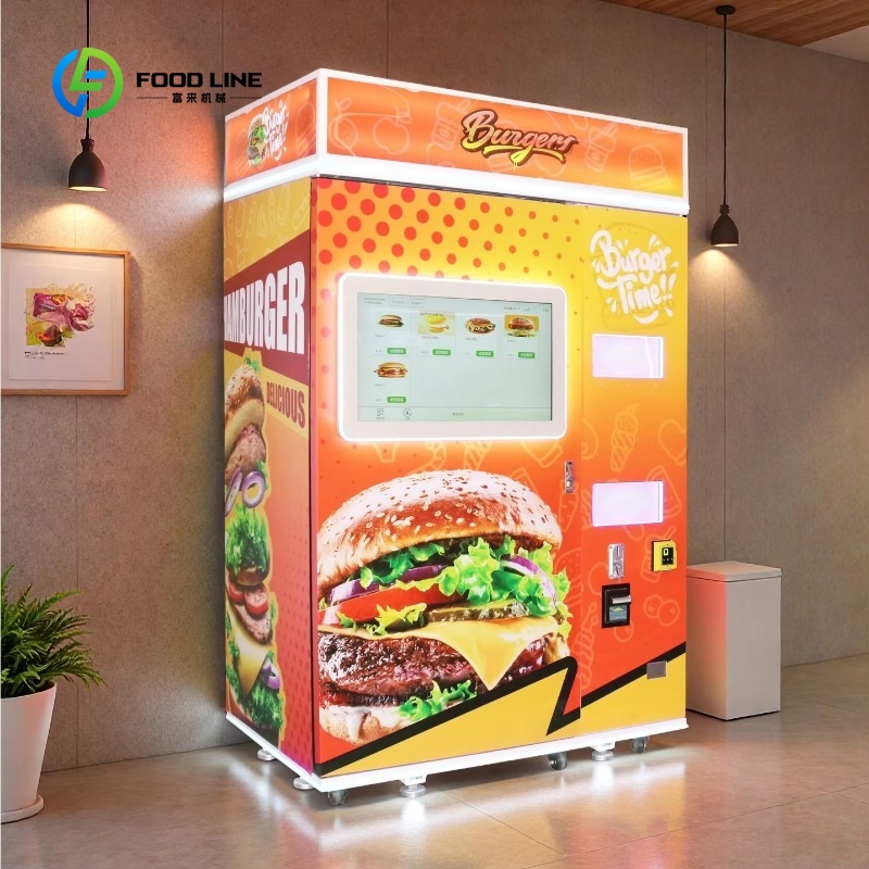Customized Automatic Burger Ma - Popcorn Vending Machine recension och pris