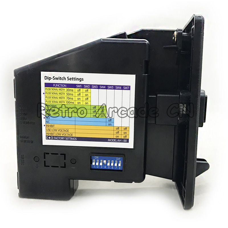 CL LED Logo Multi Coin Accepto - Arcade Game Cabinet recension och pris