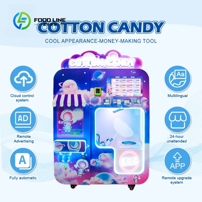 Customized Cotton Candy Vendin - Bill Acceptor Vending recension och pris